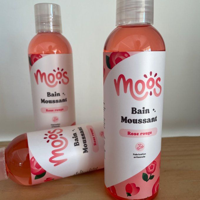 BAIN MOUSSANT- ROSE ROUGE