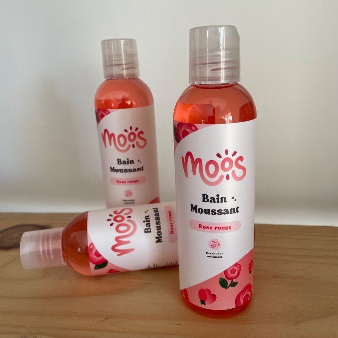 BAIN MOUSSANT- ROSE ROUGE