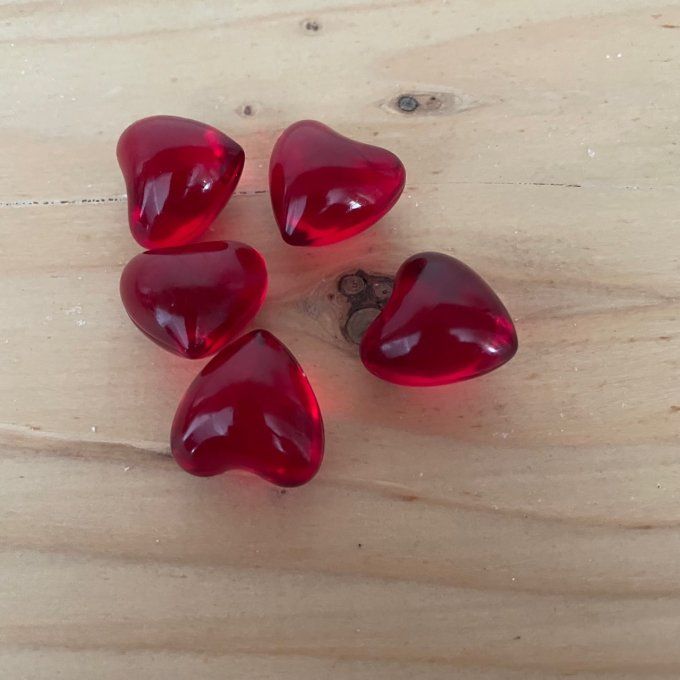 Perle d'huile de bain Coeur Fraise